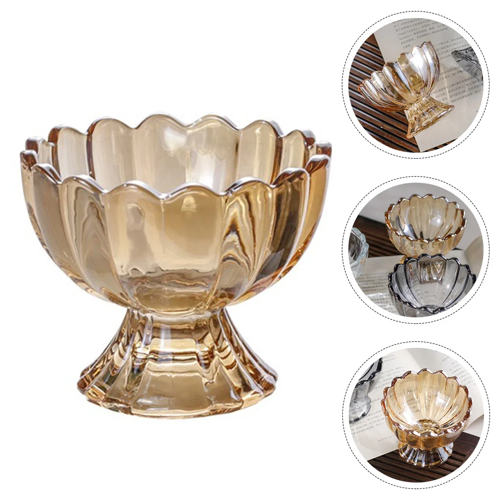 

Чашка для мороженого, держатель для молочного коктейля, кухонный изысканный стеклянный контейнер для десертов, бытовой контейнер для смузи