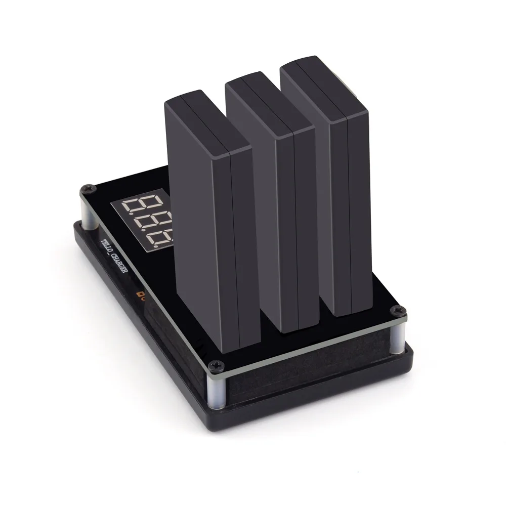 

3 In1 Portable Intelligent for DJI TELLO Drone 1100mAh Battery Steward Charging Hub Smart Charger LED Display