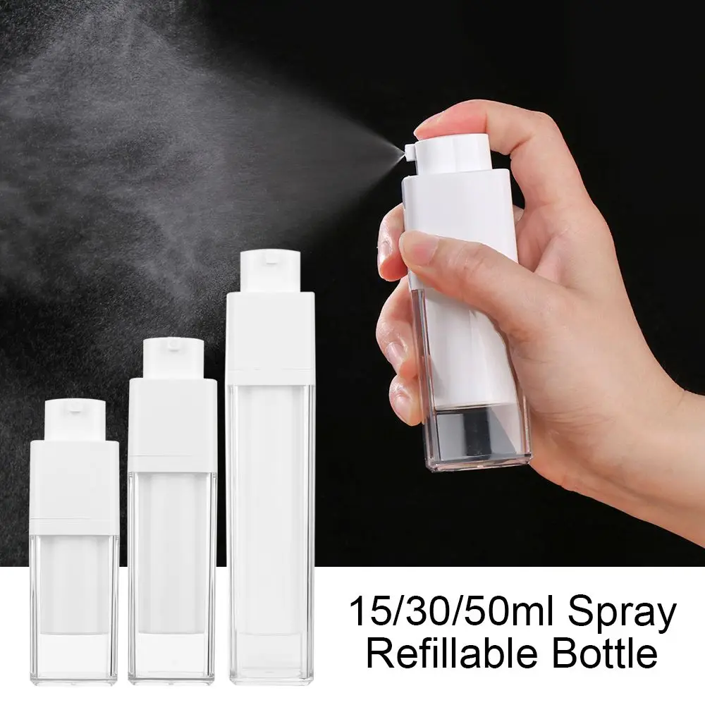 

Beauty Health Fine Mist Hairdressing Salon Spray Refillable Bottle Liquid Container Airless Pump Empty Sprayer