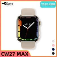 2022 original new series 7 cw27 max smart watch 1 92 inches nfc wireless charger smartwatch for apple phone pk s7 pro max hw22