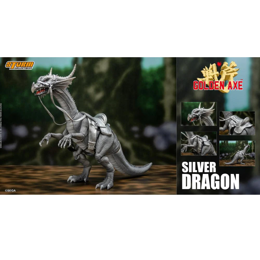 

Original Storm Collectibles Golden Ax Silver Dragon 1/12 Scale Exclusive Figure Collectible Figure Toy Gift