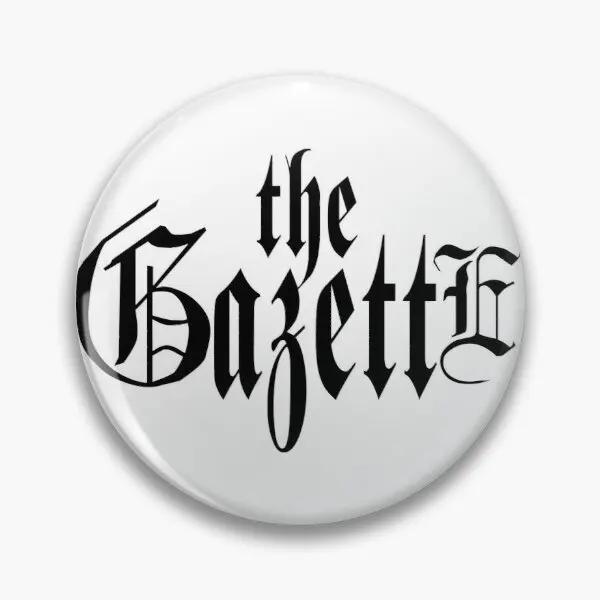 

The Gazette Logo Customizable Soft Button Pin Jewelry Metal Clothes Cute Lover Gift Funny Decor Collar Cartoon Creative Fashion