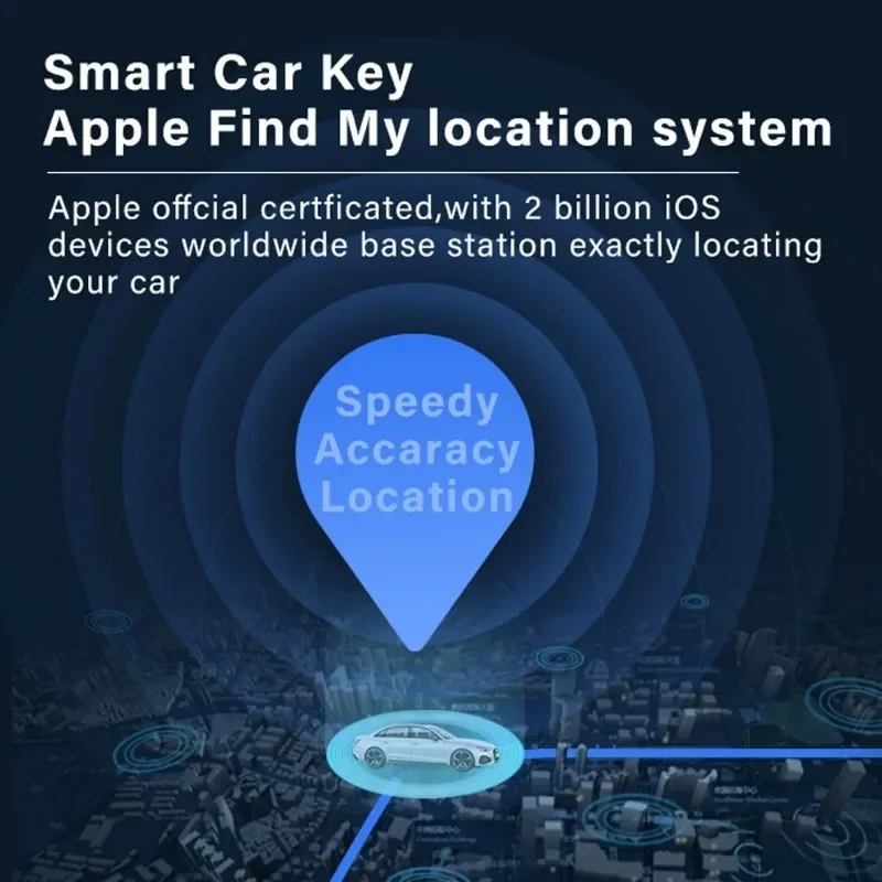 Автомобильный мини-GPS-локатор OBD для Apple Find My APP быстрая установка смарт-трекер