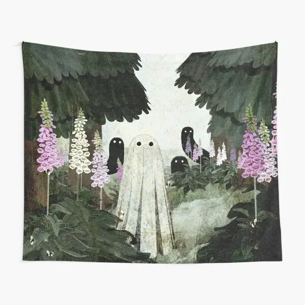 Foxglove призраки гобелен настенное одеяло красивый коврик для комнаты Декор