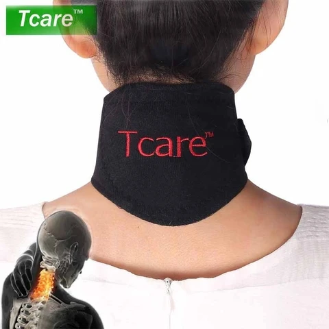 Tcare турмалиновый магнитотерапевтический массажер для боли в шее, защита шейного позвонка, поддержка спонтанного нагревательного пояса для мужчин и женщин