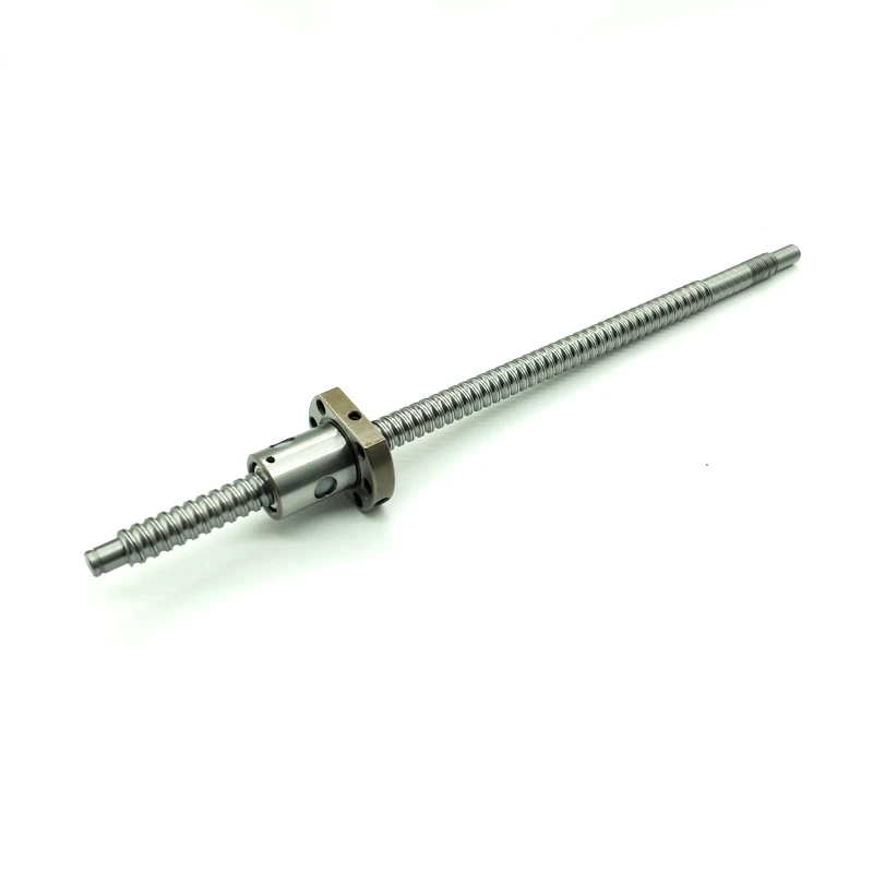 

1 pc 12mm Ball Screw Rolled C7 ballscrew SFU1204 260mm plus 1 pc RM1204 flange single nut CNC parts BK/BF10 end machined