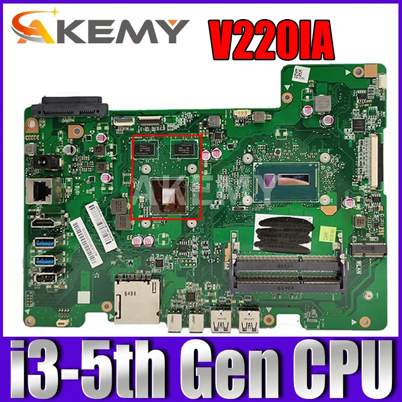 

V220IA i3-5th Gen CPU Notebook Motherboard For ASUS V220I V220IA Laptop Motherboard Mainboard