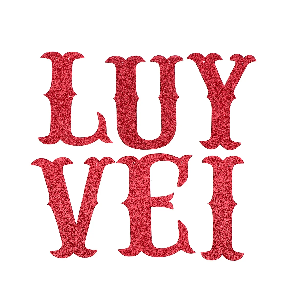 

2 м, надпись «I LOVE YOU», баннер, висячая гирлянда, украшение для свадьбы, Дня Святого Валентина