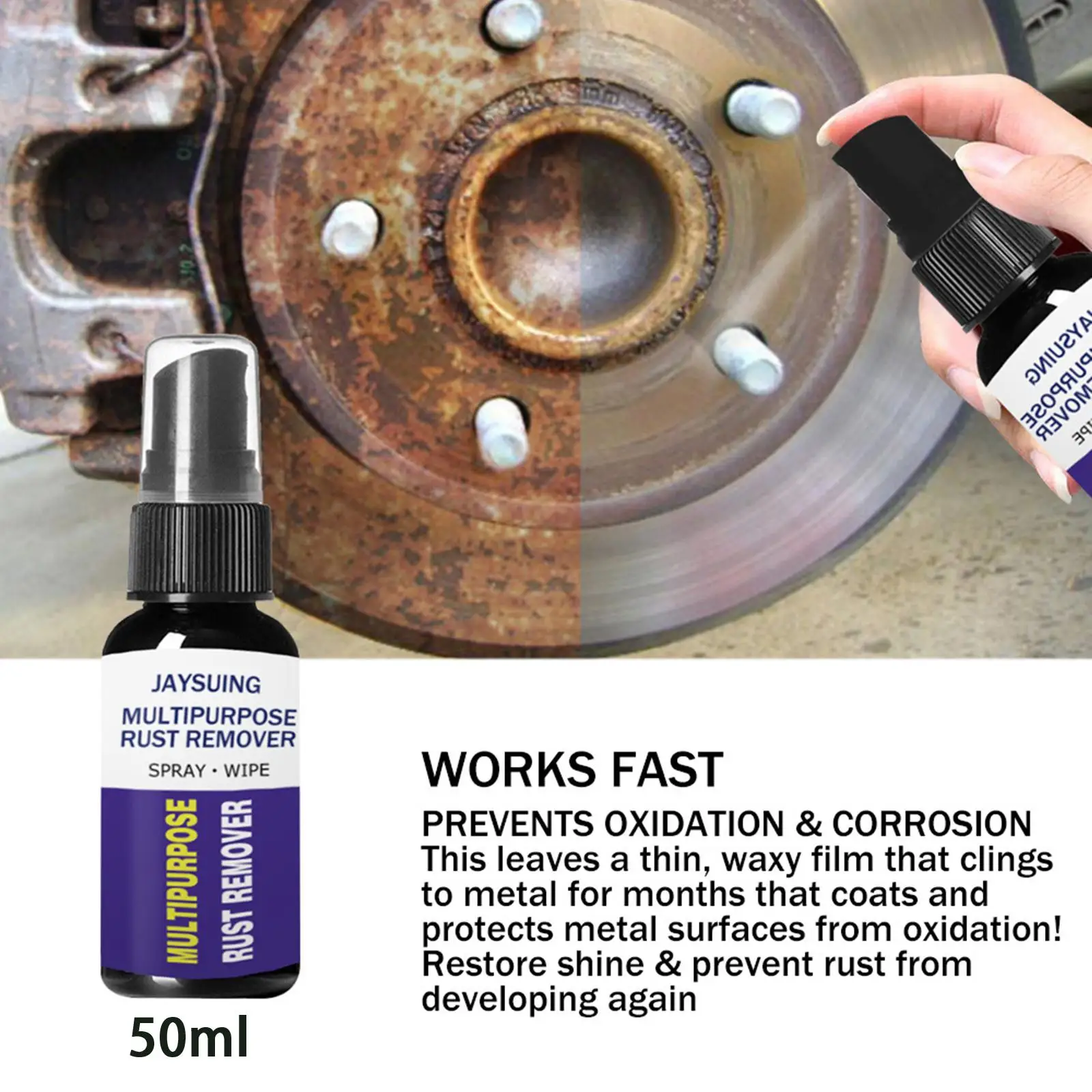 

2 Remover Rust Inhibitor, for Car Maintenance, Bright Rollers Car Detailing Door Hinges Cleaning Tool