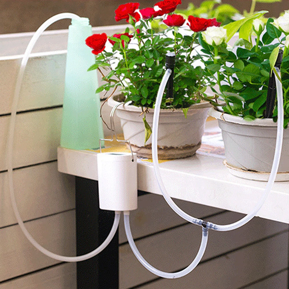 

Автоматическое устройство орошения контроллер времени для домашнего сада, бонсай, питание от батарейки для капельного орошения растений, ц...