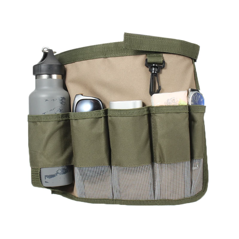 

1Piece Garden Tool Bag Fabric Garden Bucket Bag for Gardening Tool Pouch Bags Foldable Hardware Tools Kit Bag Outside Pockects
