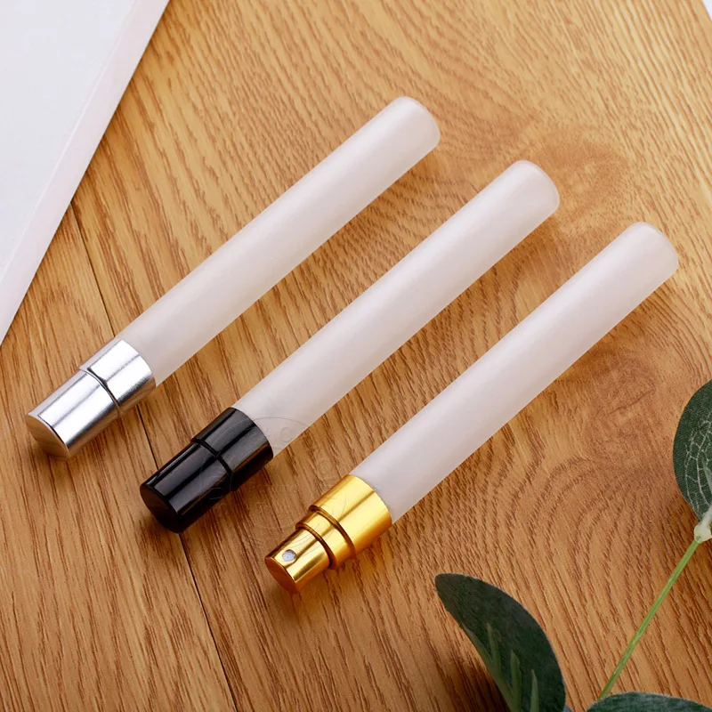 

10ml Portable Frosted Glass Spray Perfume Bottle Fine Mist Atomizer Empty Refillable Sample Vials Cosmetic Containers For Travel