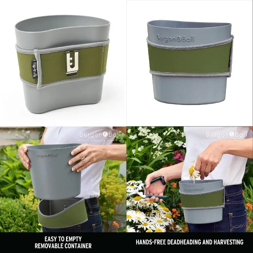 

Stylishly Large Hip & Mossy Green Garden Trug - Perfect for Even Smallest Outdoor Gardening Tasks!