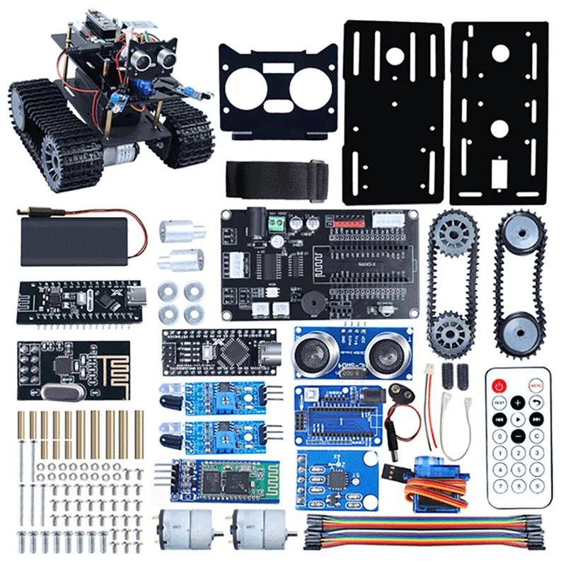 

For Arduino Gesture Control NANO Car Kit Obstacle Avoidance Remote Control Intelligent Robot Programming Education Kit