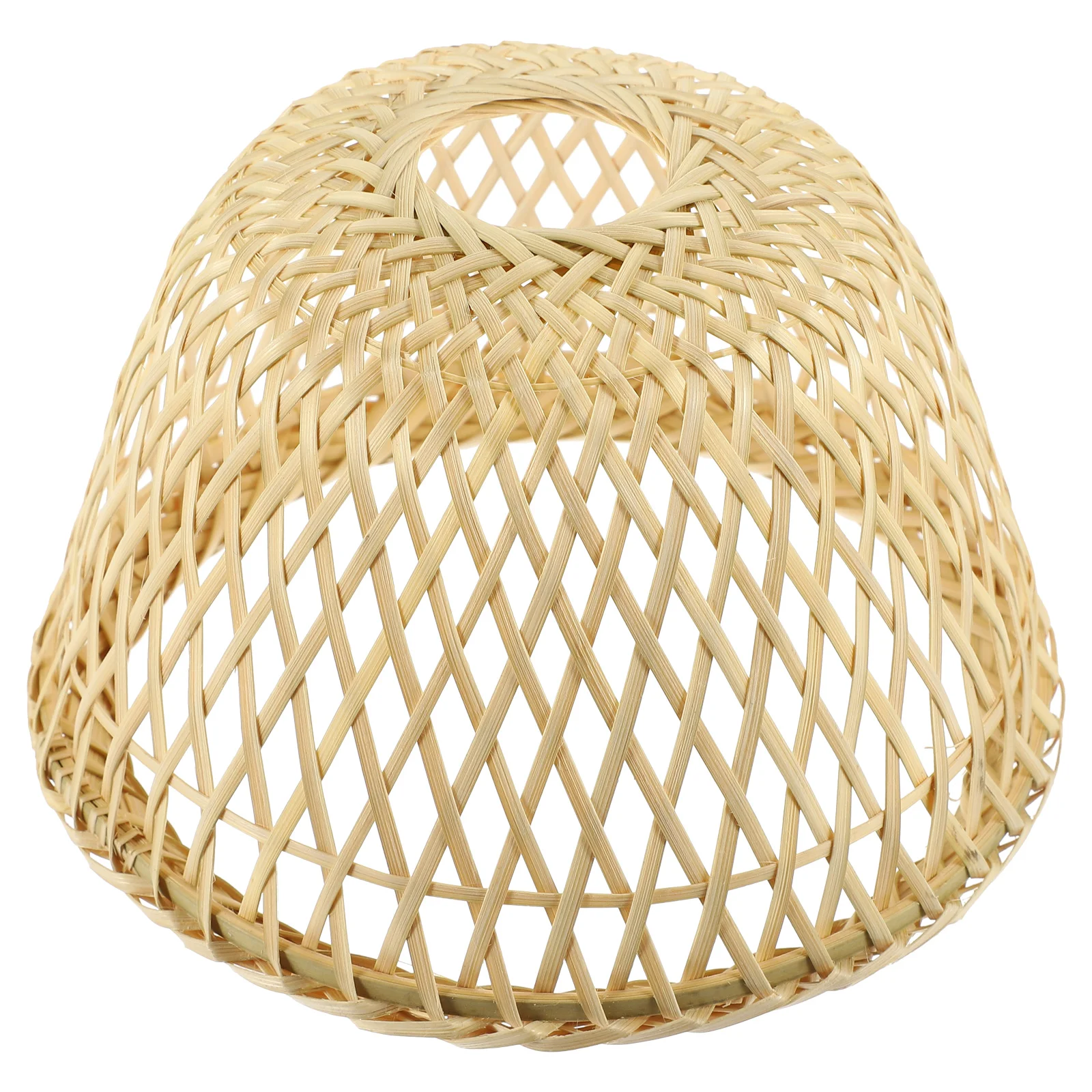 

Bamboo Lampshade Ceiling Accessory Cover Ornament Creative Woven Dustproof Simple Decor