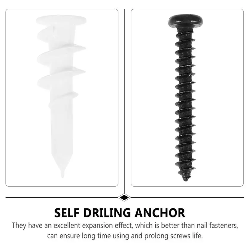 

100pcs Heavy Duty Wall Anchors Cavity Wall Fixer Practical Plasterboard Fixer