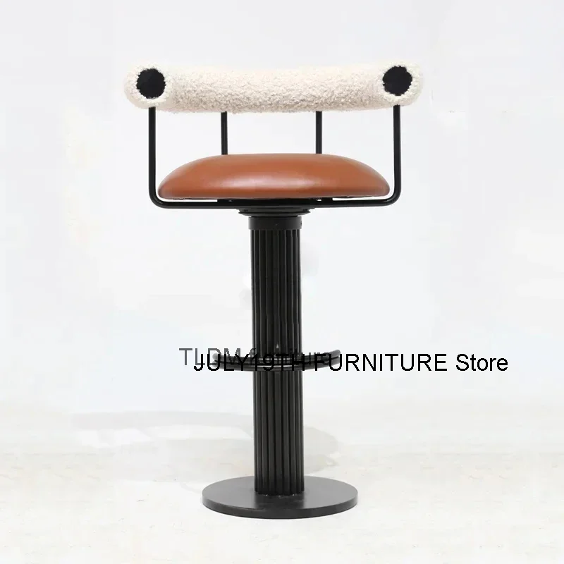 Роскошный барный стул регулируемый по высоте поворотный современные кухонные