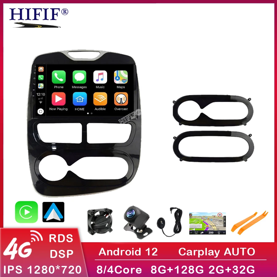 

For Renault Clio 4 2012-2018 Android 10 Auto Car Radio Stereo Autoradio 2din Multimedia Video Player Navigation GPS Carplay DSP