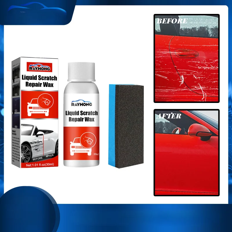 

Geruiou Car Scratch Repair Wax Refurbishment Paste Fine Scratch Repair Paint Polishing Repair Compound Ceramic Car Coating
