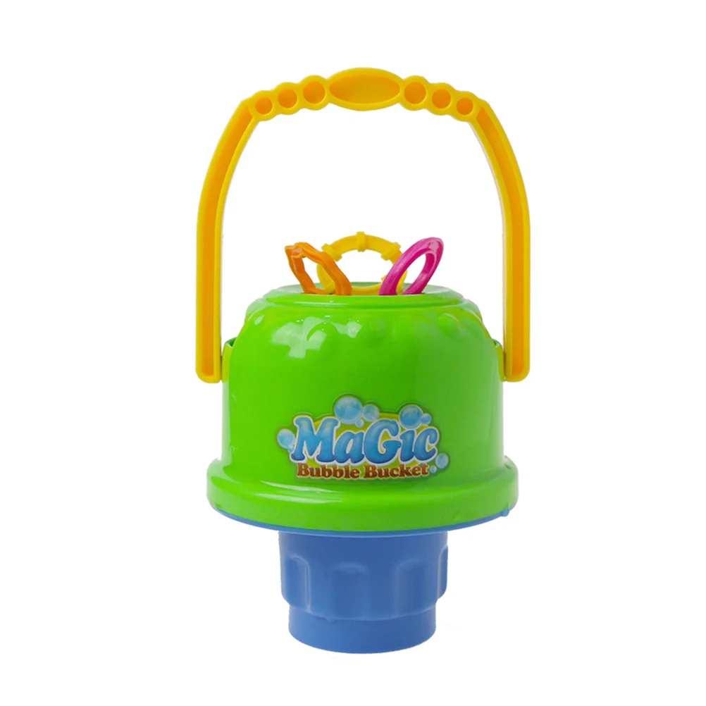 

Ведро для пузырьков, портативная Съемная палочка для воздуходувки пузырьков, образовательные пузырьки для девочек и мальчиков, без пузырьков воды
