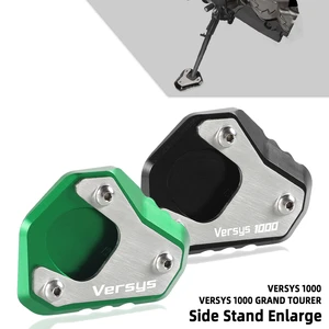 Motorcycle Accessories FOR Kawasaki Versys 1000 2015-2021 Versys1000 Grand Tourer CNC Aluminium Side Stand Enlarge extension