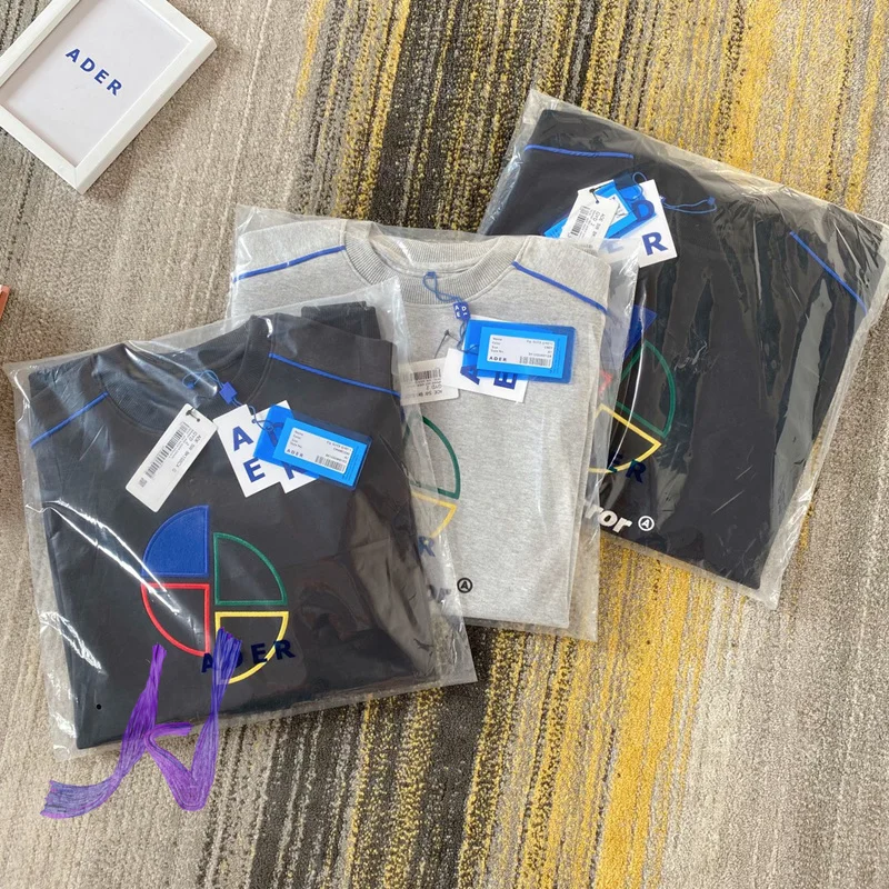 

ADER ERROR Pullovers Men High Weight Color Windmill Embroidery Ader Women Clothing Harajuku Sweater
