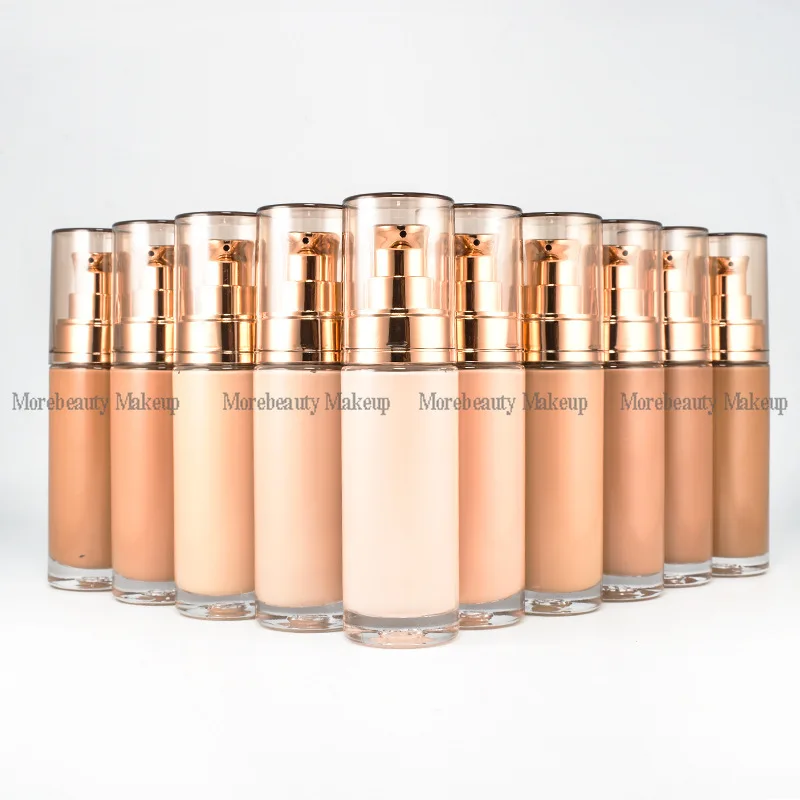 

30ML Private Label Foundation Makeup Base Cream Mineral Touch Whitening Concealer Soft Matte Oil-control Hot Deals Foundation