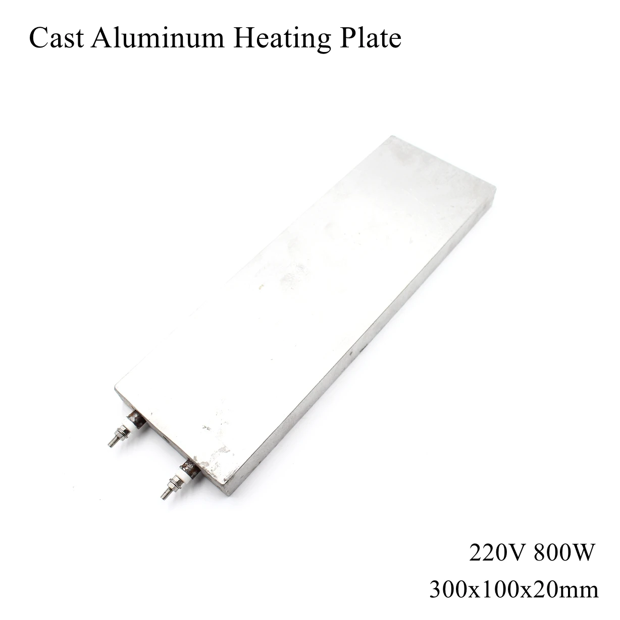 

300*100mm Cast Aluminum Heating Plate High Temperature Flat Electric Band Heater Pad Mat Board Press Machine Extruder Laminator