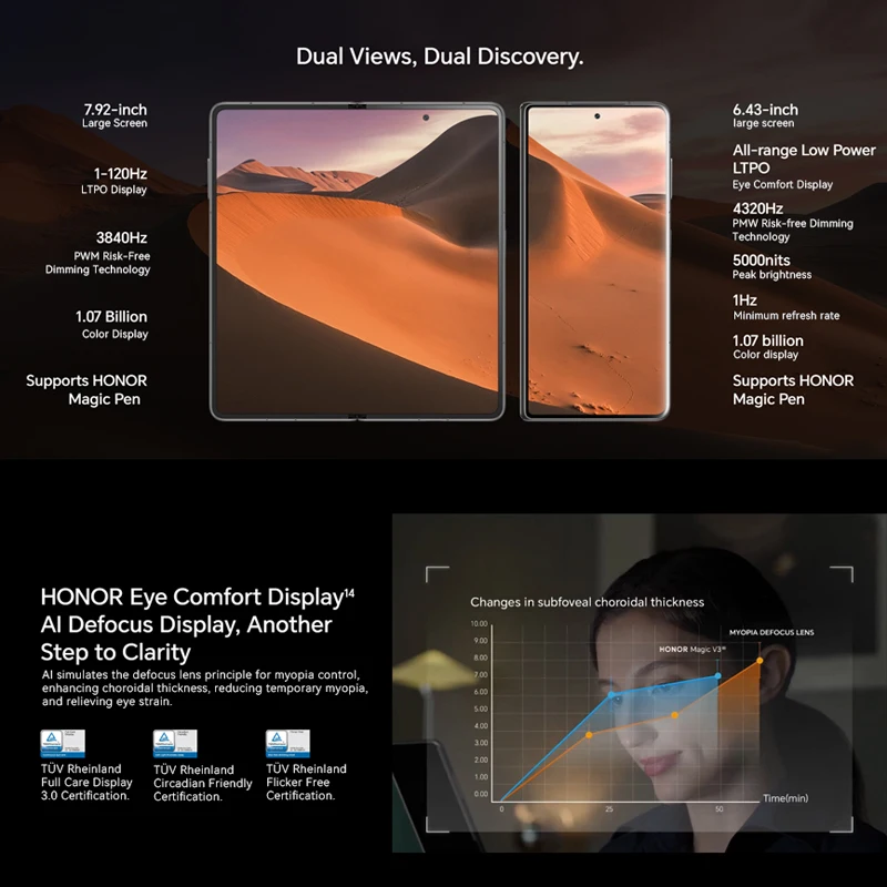 Смартфон HONOR Magic V3 12/512ГБ global