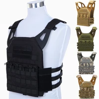 jpc plate carrier vest molle airsoft tactical vest combat cs wargame paintball armor body military army equipment hunting vests