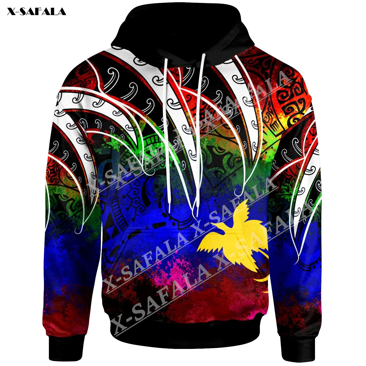 

Papua New Guinea Tropical Leaf Rainbow 3D Print Zipper Hoodie Men Pullover Sweatshirt Hooded Jersey Tracksuit Outwear Coat