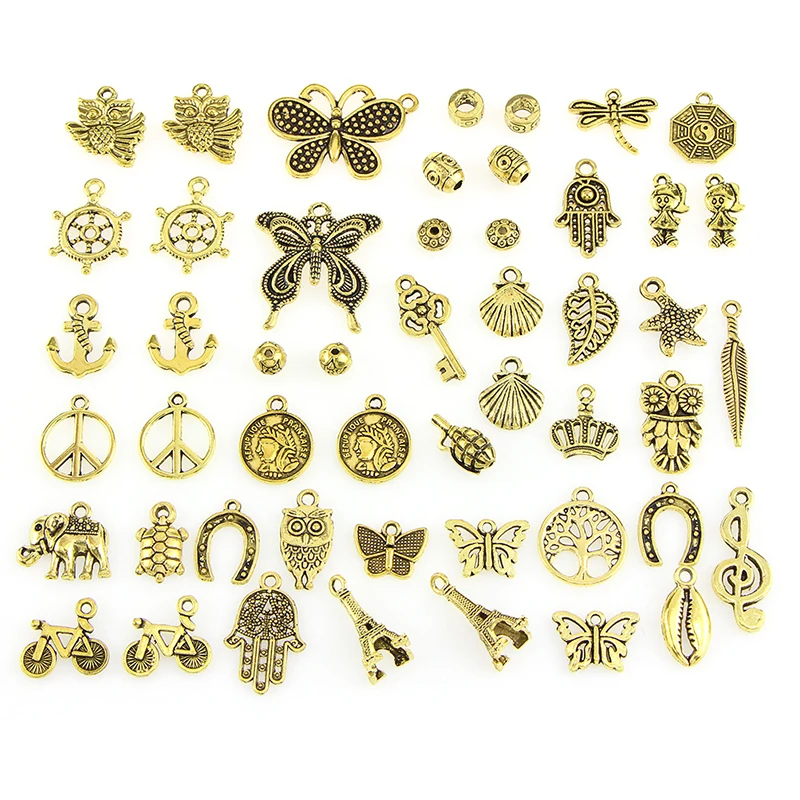 

Mixed Vintage Bee butterfly Alloy Charms For Jewelry Making Handmade DIY Bracelet Earrings Necklace Pendant Jewelry Accessories