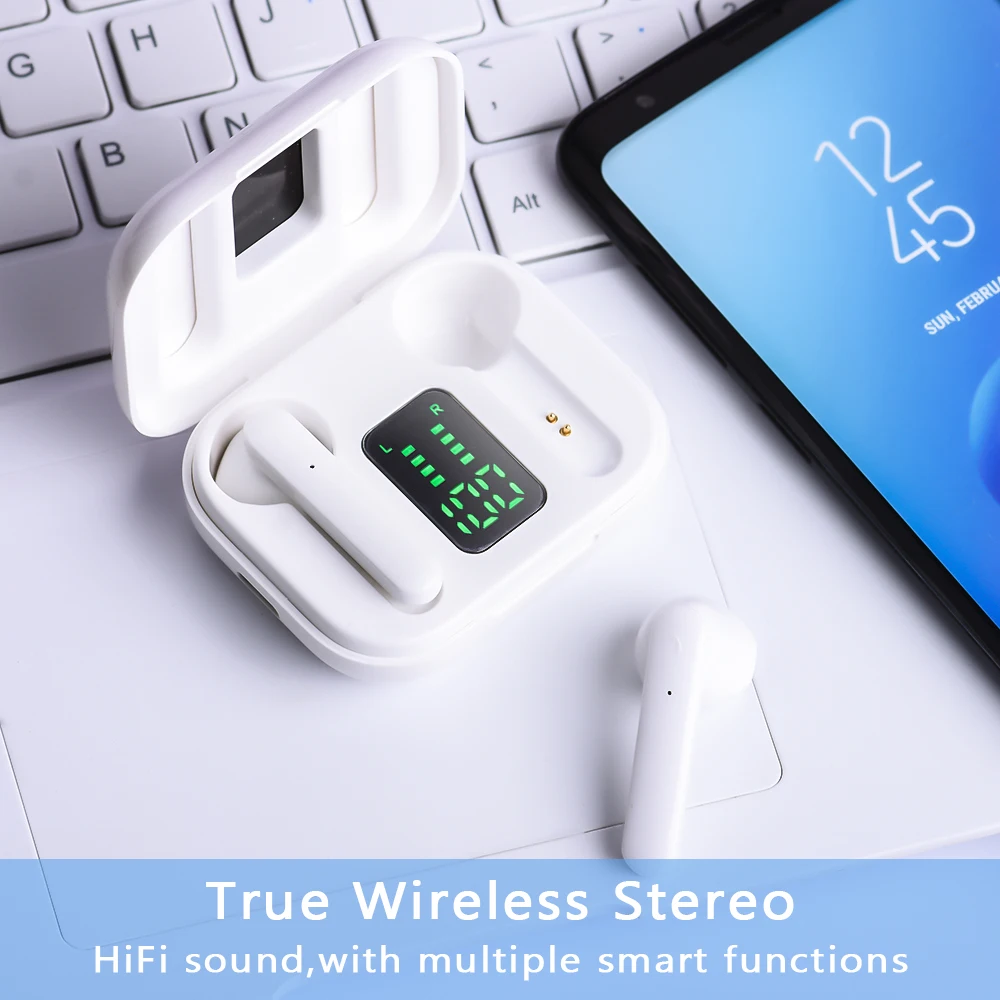 

TWS-стереонаушники S88 с сенсорным управлением и поддержкой Bluetooth