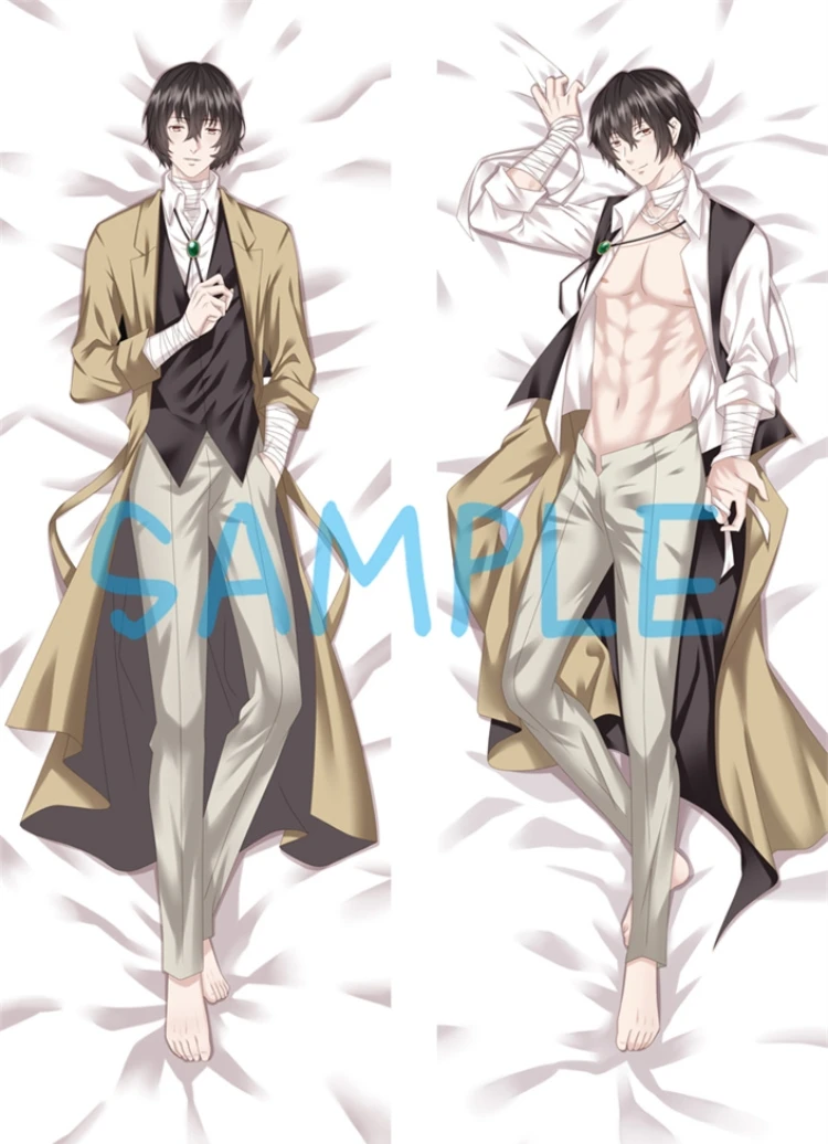 Аниме Dazai Osamu Косплей Мультфильмы Dakimakura Наволочка Обнимающее тело Опора