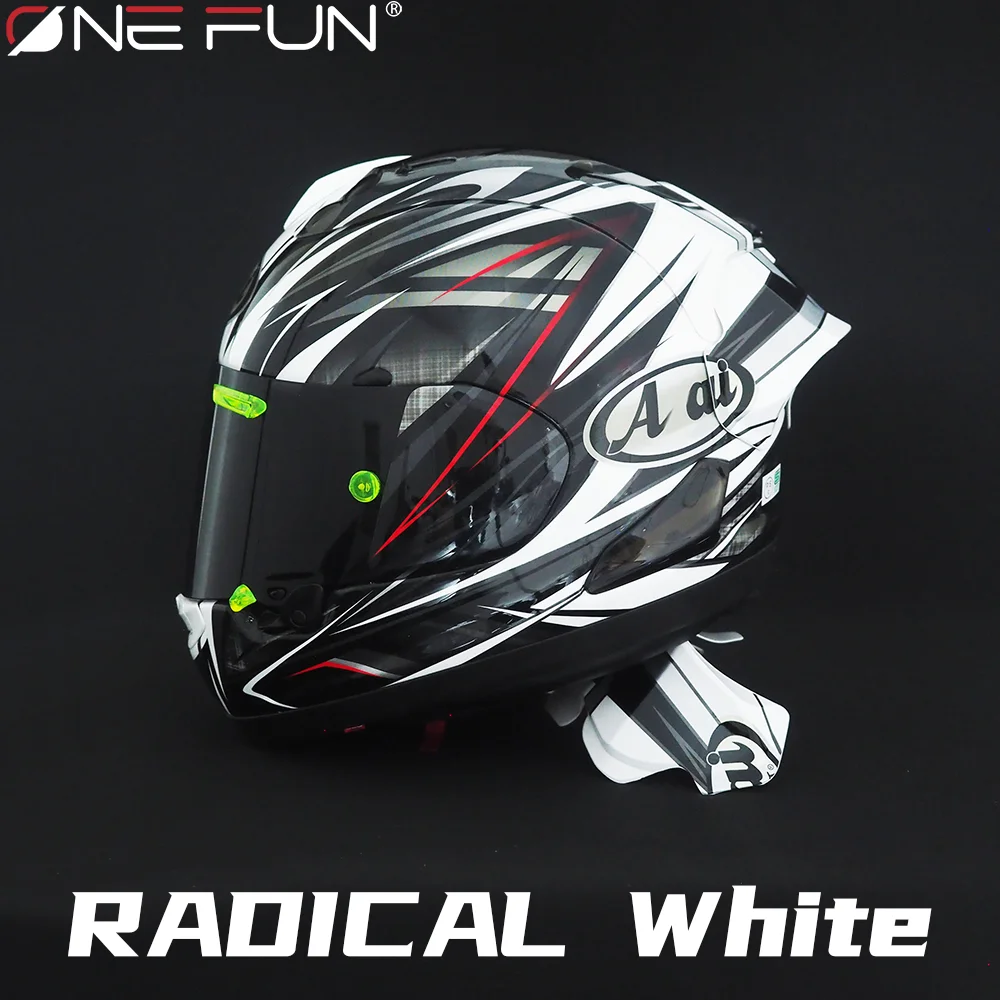 Фото Спойлер для мотоциклетного шлема Arai Radical, предназначенный для украшения задней части шлема, подходит для шлемов ARAI RX7V, RX7, аксессуары для спойлера RX7X. №1