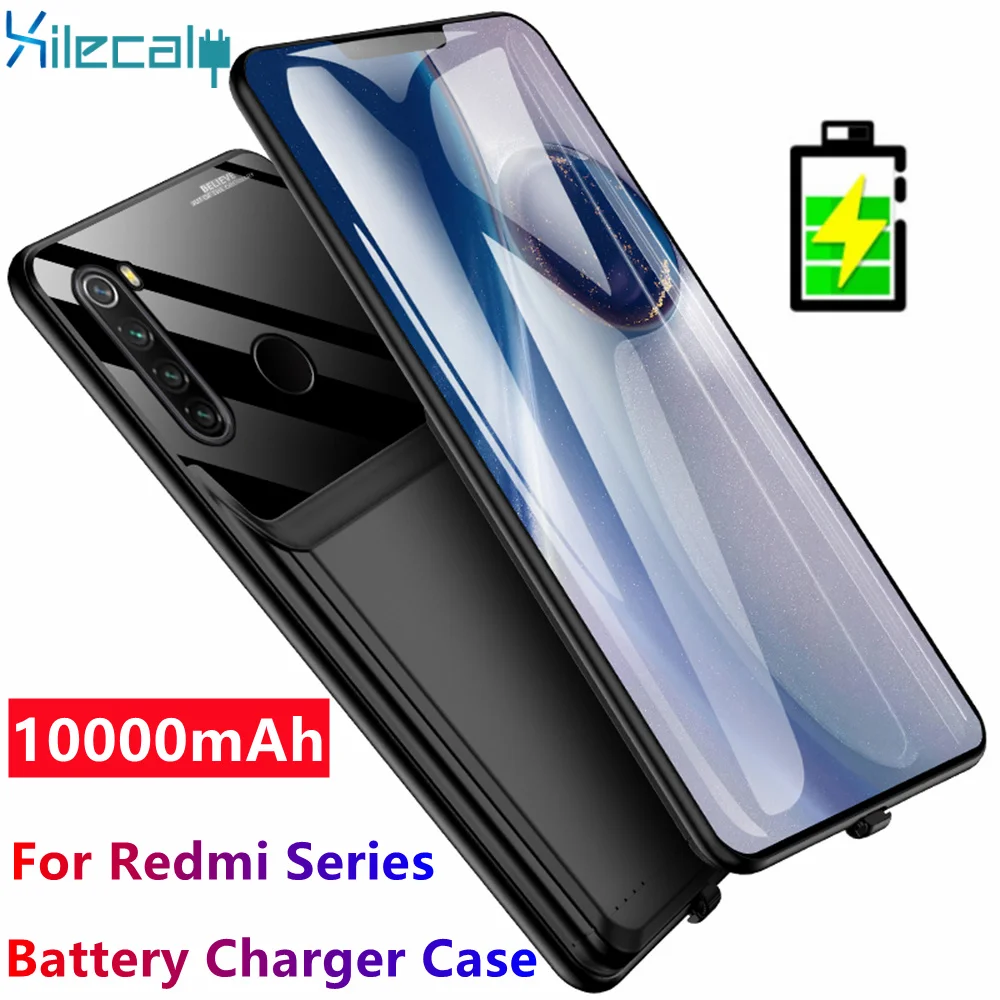 

10000mAh Power Bank Battery Charger Case For Xiaomi Redmi Note 9 Pro Note 8 7 Pro Battery Backup For Redmi K20 K30 Pro 10X Pro