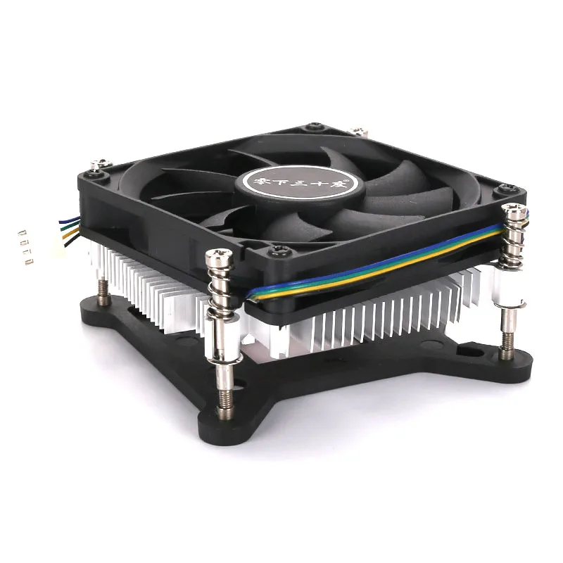 Сверхтонкий радиатор ЦП 1U воздушный кулер Intel для процессора LGA 1150/1155/1151/1156/1200