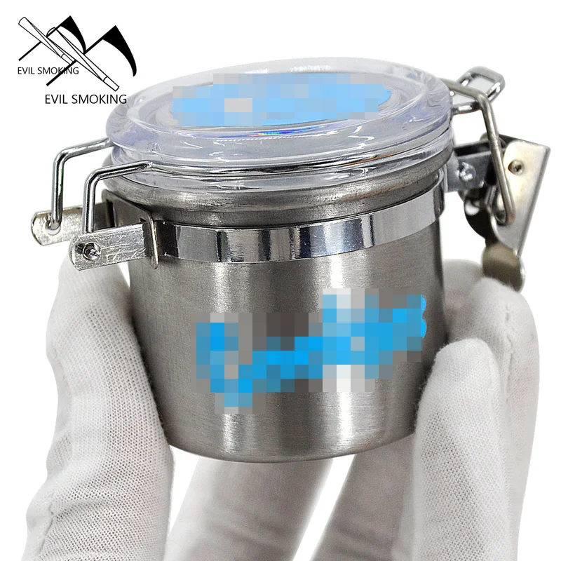 

EVIL SMOKING New Portable Vacuum-sealed Vanilla Tobacco Drying Storage Container, Household Kitchen Supplies