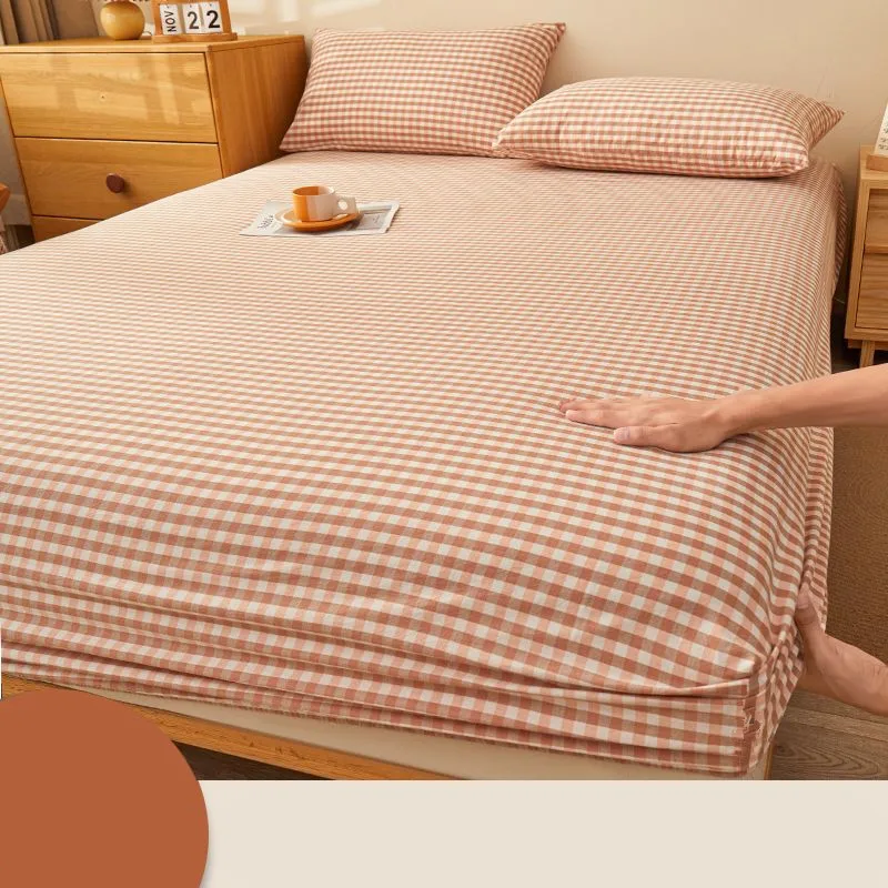 Plaid Quilted Cover Floral No Pillowcase Double Bed 1pc Thicken Waterproof Queen Size For Mattress EM2746-2768