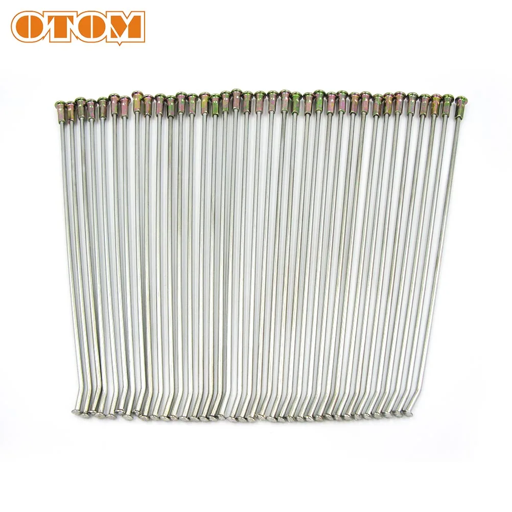 

OTOM мотоциклетные 36 шт., комплект спиц 21 дюйм, передние 18 дюйм, 19 дюймов, Задние колесные, для велосипеда, эндуро, стандартная сталь, зеркальная шляпа для HONDA CRF