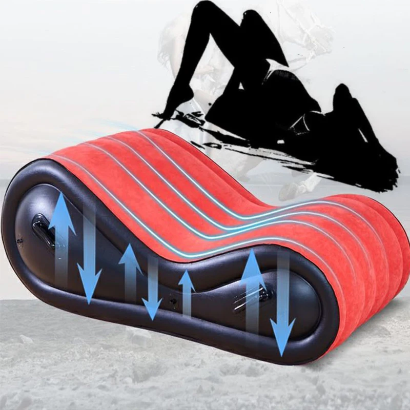 

Надувной красный диван-кровать EP, домашняя мебель из ПВХ, воздушная подушка, мебель, подушка для секса, стул для пар, игрушки для гостиной