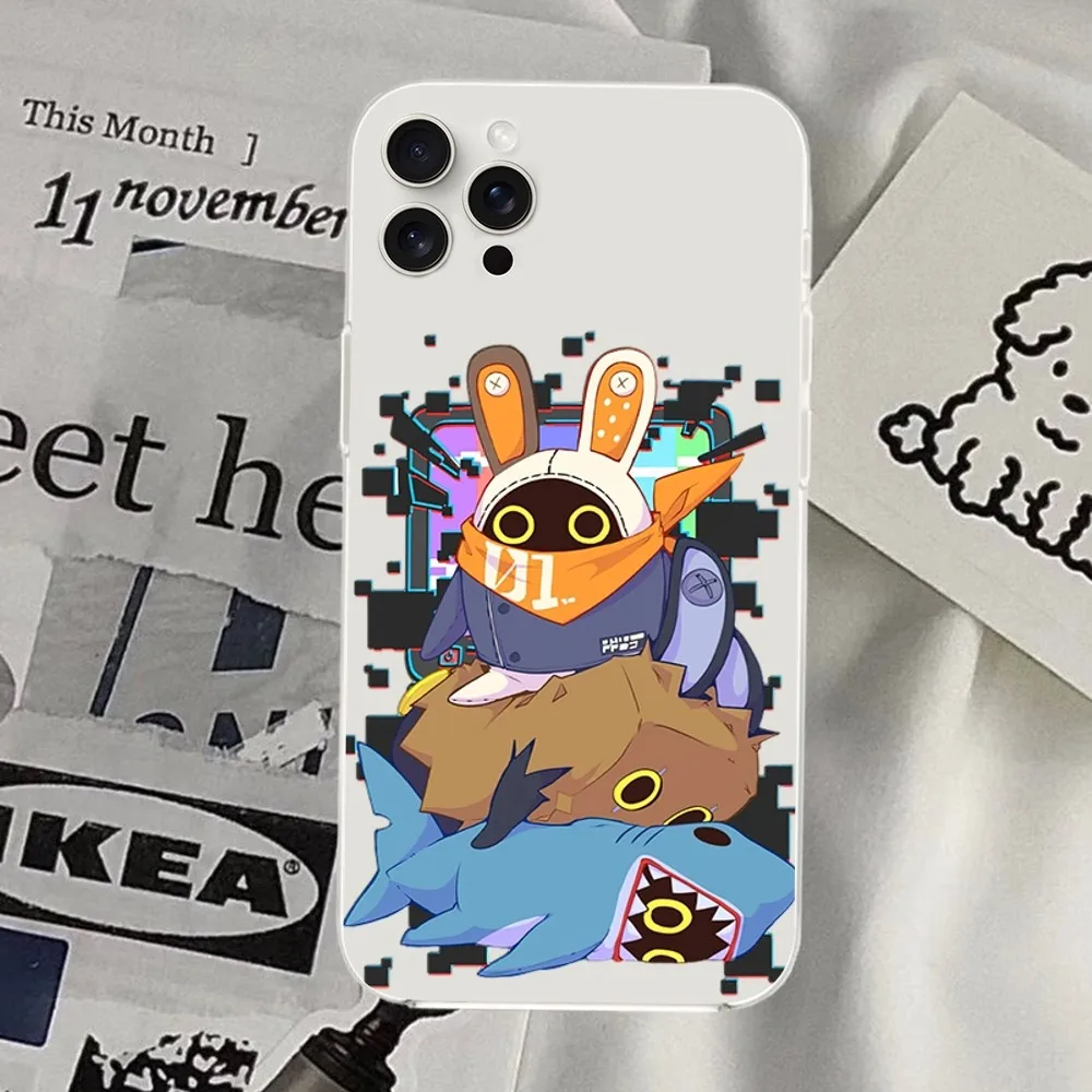 Чехол для телефона Game Z-Zenless Zone Zero Bangboo прозрачный чехол iPhone Mini Plus 11 13 12 14 15 16 Pro XS Max