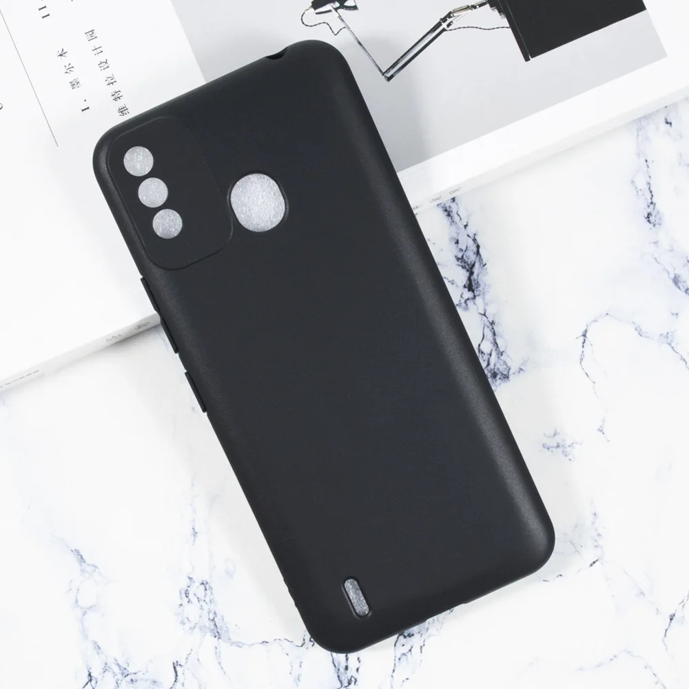 Черный мягкий силиконовый чехол Itel Vision 2S P37, чехол 6,5/6,52 дюйма, мягкий чехол из ТПУ хорошего качества для Itel Vision 2S, чехол