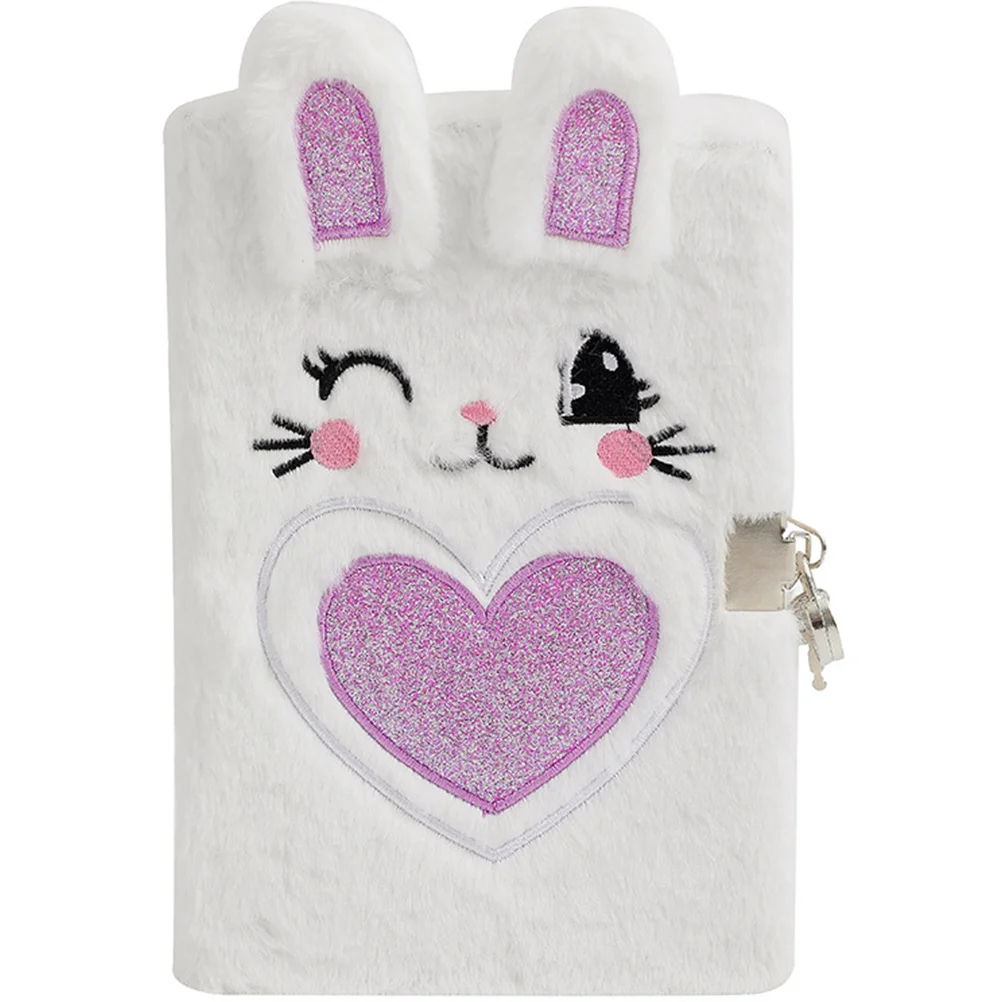 Пушистый дневник плюшевая обложка для блокнота запираемые журналы подростков