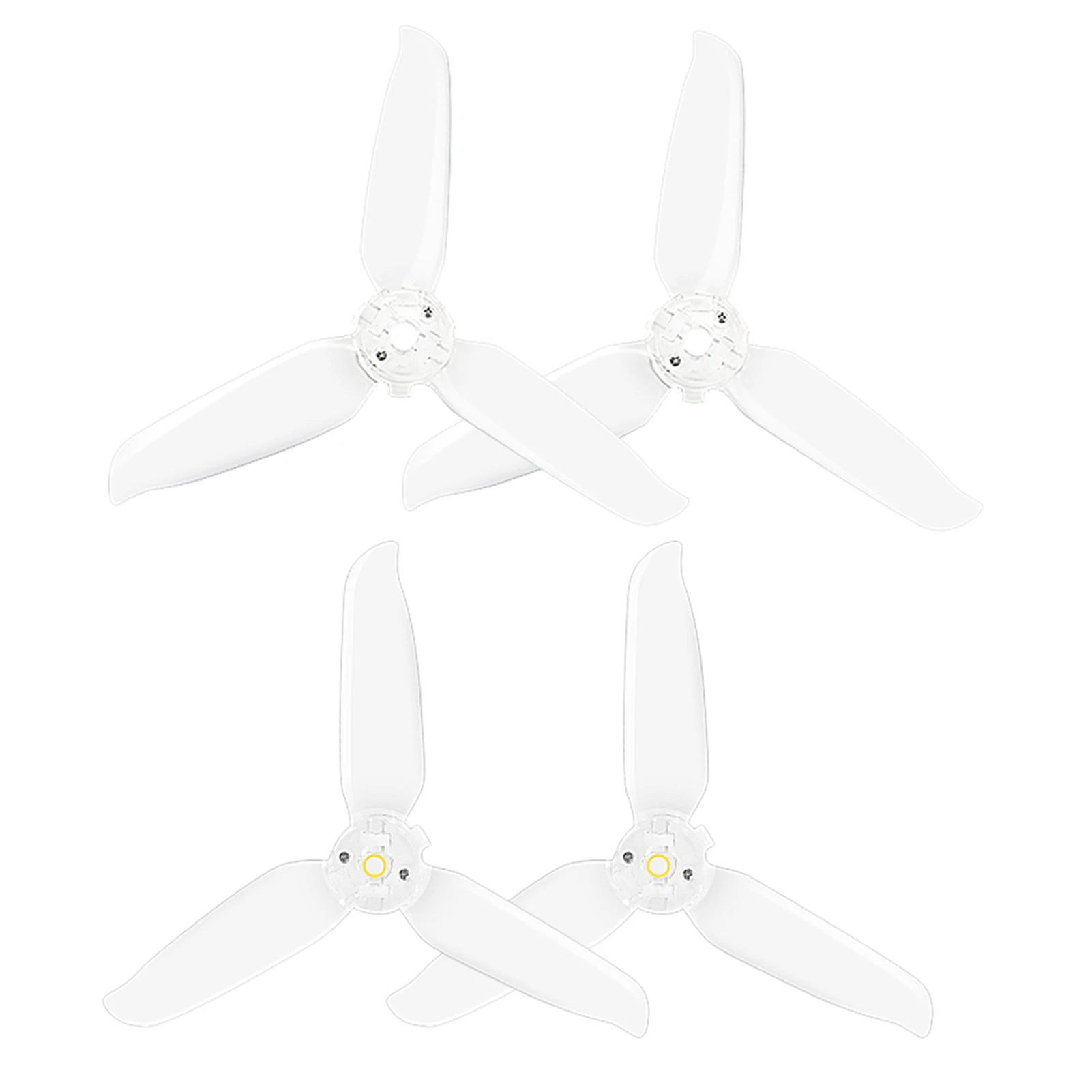 

2pairs Drone Propeller Clear Blades Easy Install Quadcopter Lightweight Accessories Removable Professional Fit For DJI FPV