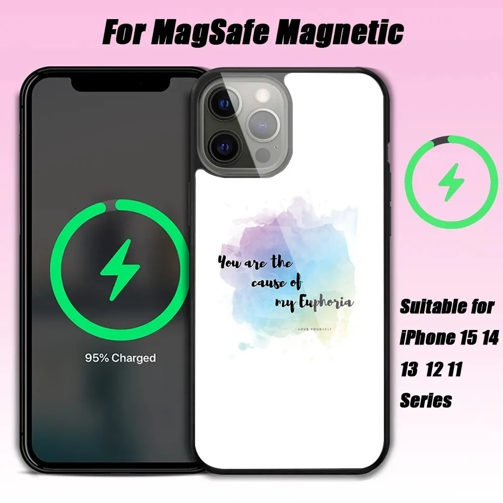 Bangtan молория чехол для телефона IPhone 15 14 13 Pro Max 11 12 Mini Alex Mirror Magsafe Беспроводная