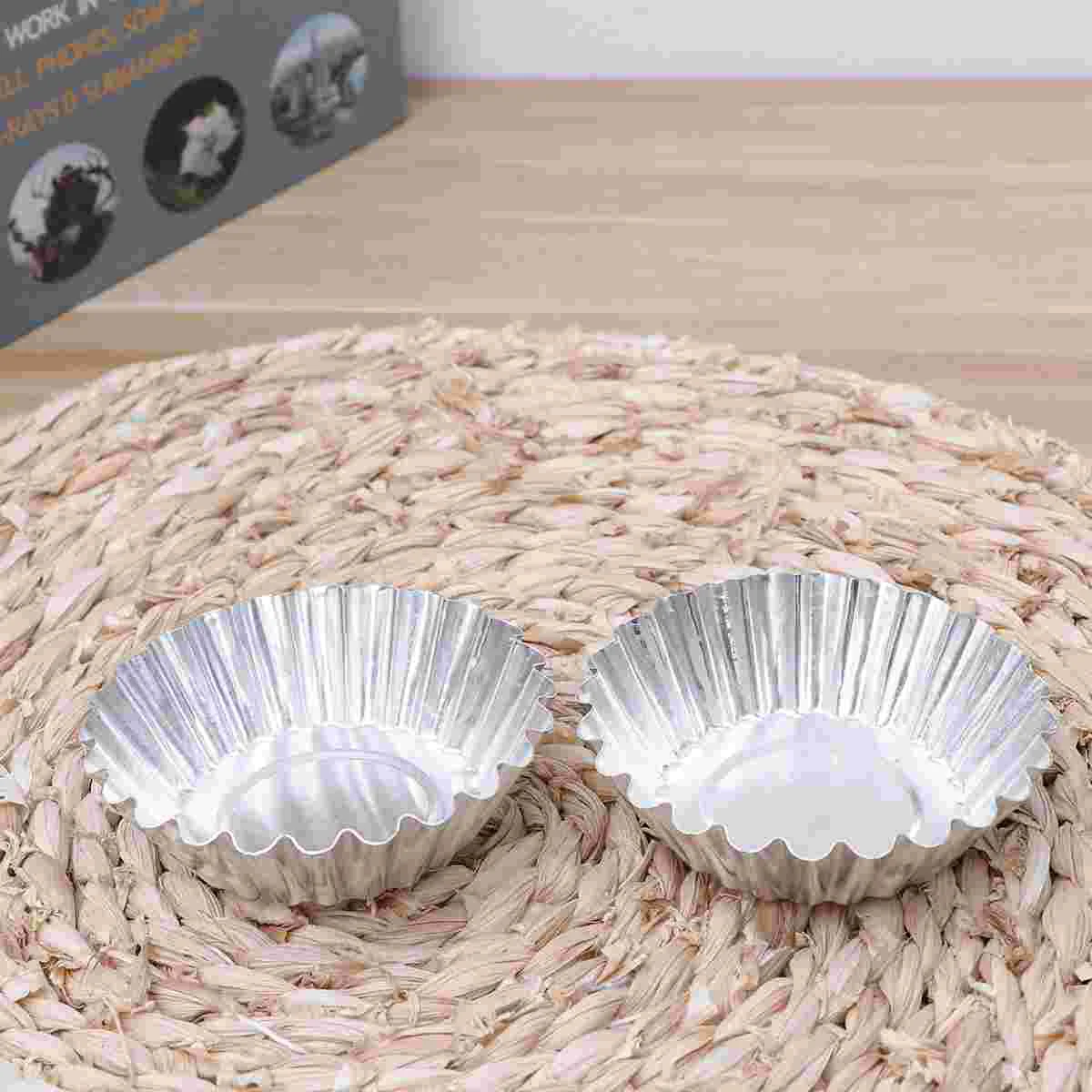 

Egg Tart Baking Cake Nonstick Aluminum Cup Cupcake Tools Bakeware Pans Stick Non Wrapper Liner Box Shell Tins Mold Mould Pan