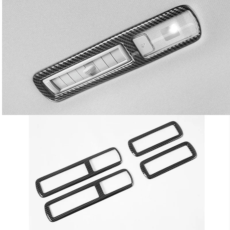 

1 Set Carbon Fiber Pattern For Toyota Highlander 2022 Rear Upper Air Outlet Conditioner Decoration Exhaust Interior Mouldings