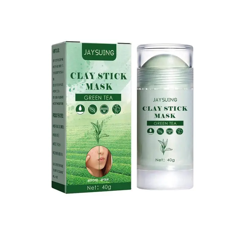 

Green Tea Stick Masque Purifying And White Face Masque Deep Pore Cleansing Facial Skin Care Product Blackhead Remover For Face