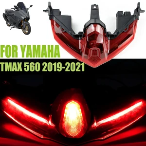Motorcycle Brake Taillight Tail Light Rear Lamp Assy LED Turn Signal Lamp for YAMAHA TMAX560 TMAX T-MAX 560 2019 2020 2021
